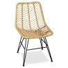 Buy Synthetic wicker dining chair  Natural wood 59254 in the Europe