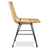 Buy Synthetic wicker dining chair  Natural wood 59254 home delivery