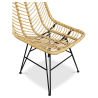 Buy Synthetic wicker dining chair  Natural wood 59254 - in the EU