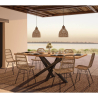 Buy Synthetic wicker dining chair  Natural wood 59255 - prices