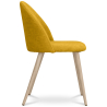 Buy Dining Chair - Upholstered in Fabric - Scandinavian Style - Evelyne Yellow 59261 in the Europe