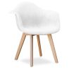 Dining Chair with Armrests - Upholstered in Velvet - Dawick image 7