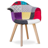 Buy Premium Design Dawick chair - Patchwork Ray Multicolour 59264 at Privatefloor