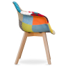 Buy Dining Chair Dominic Scandi style Premium Design - Patchwork Patty Multicolour 59265 home delivery