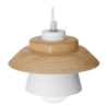 Buy Nordic pendant lamp in wood and metal - Gerd White 59247 - prices