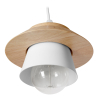 Buy Nordic pendant lamp in wood and metal - Gerd White 59247 at Privatefloor