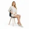Fabric Upholstered Dining Chair - Scandinavian Style - Denisse image 7