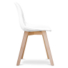 Buy Dining chair Denisse Scandi Style Premium Design - Tissu White 59267 at Privatefloor