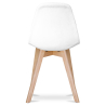 Buy Dining chair Denisse Scandi Style Premium Design - Tissu White 59267 in the Europe