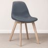 Fabric Upholstered Dining Chair - Scandinavian Style - Denisse image 7