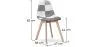 Dining Chair - Upholstered in Black and White Patchwork - Denisse image 7