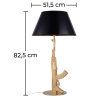 Buy Weapon Table Lamp Gold 22732 with a guarantee