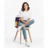 Dining Chair - Upholstered in Patchwork - Tessa  image 7