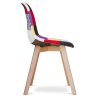 Buy Dining Chair Denisse Scandi style Premium Design - Patchwork Tessa Multicolour 59268 in the Europe