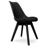 Buy Dining Chair - Scandinavian Style - Denisse Black 59277 - prices