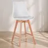 Scandinavian Style Stool - Wooden Legs - Denisse image 7