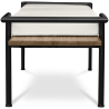 Buy Design bench with cushions - Wood - 3 seats - Lum Cream 59298 in the Europe