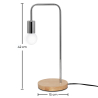 Buy Table Lamp - Desk Lamp - Scandinavian Design - Bruce Silver 59299 - in the EU