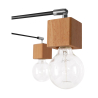 Buy Bellou 5 bulbs ceiling lamp - Wood and metal Black 59296 in the Europe