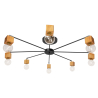 Buy Ceiling Lamp - Scandinavian Design - Bellou Black 59295 - prices