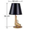 Buy Table Lamp - Gun Design Living Room Lamp - Beretta Gold 22731 with a guarantee