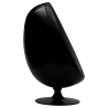 Buy Eny Chair Design Armchair - Black shell -  Fabric Black 59312 at Privatefloor