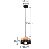 Buy Ceiling Lamp - Scandinavian Style Pendant Lamp - Eigil Black 59309 Home delivery