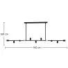 Ceiling Bar Lamp - Industrial Pendant Lamp - Bolthor image 7