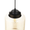 Buy Mikelo pendant lamp - Metal and crystal Black 59331 in the Europe