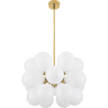 Buy Crystal Ball Ceiling Lamp - Pendant Lamp - Jacobella White 59344 - in the EU