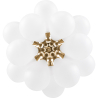 Buy Crystal Ball Ceiling Lamp - Pendant Lamp - Jacobella White 59344 in the Europe