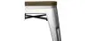 Industrial Design Stool - Wood & Steel - 45cm -Stylix image 7