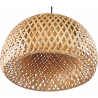 Buy Talli twisted Design Boho Bali ceiling lamp - Bamboo Natural wood 59354 in the Europe