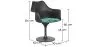 Dining Chair with Armrests - Black Swivel Chair - Tulipan image 7