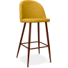 Buy Bar stool Evelyne  Scandinavian Design Premium - 76cm - Dark legs Yellow 59357 - in the EU