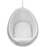 Hanging Egg Design Armchair - Upholstered in Fabric - Eny image 7