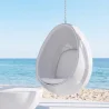 Hanging Egg Design Armchair - Upholstered in Fabric - Eny image 7