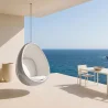 Hanging Egg Design Armchair - Upholstered in Fabric - Eny image 7