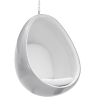 Buy Suspension Eye Chair - Eero Aarnio style - Coloured shell - Fabric Light grey 59352 - prices