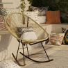 Buy Outdoor Chair - Garden Rocking Chair - Acapulco Black 59411 Home delivery