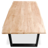 Buy Rectangular Dining Table - Industrial Design - Wood - Dingo Natural wood 59290 at Privatefloor
