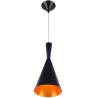 Buy Ceiling Lamp - Industrial Design Pendant Lamp - Extensive Black 22728 - prices