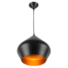 Buy Aluminum Ceiling Lamp - Industrial Design Pendant Lamp - Strong Black 22729 - prices