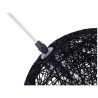 Buy Ceiling Lamp - Ball Design Pendant Lamp - Rope - Wanton Black 22740 in the Europe
