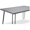 Buy 120x90  Dining table - Hairpin legs - Wood and metal Grey 59464 Home delivery