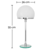 Buy Table Lamp - Design Desk Lamp - Nauhas White 13292 - in the EU
