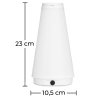 Buy LED Table Lamp - Rechargeable Portable USB Lamp - Cono White 59504 in the Europe