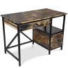 Buy Wooden Desk with Drawers - Industrial Design - Nashville Natural wood 59280 in the Europe