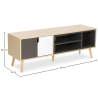 Buy Wooden TV Stand - Scandinavian Design - Bjorn Grey 59659 - in the EU