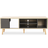 Buy Wooden TV Stand - Scandinavian Design - Bjorn Grey 59659 - in the EU